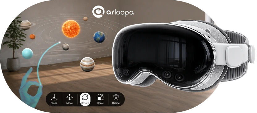 ARLOOPA on Apple Vision Pro